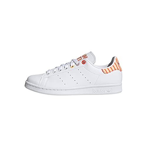 adidas Originals Women's Stan Smith (End Plastic Waste) Sneaker, White/Clear Pink/Solar Red, 9.5
