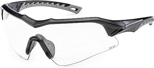SolidWork Shooting Glasses, Ballistic Glasses, Tactical Glasses, Gun Safety Glasses, Gun Range Eye Protection for Men & Women