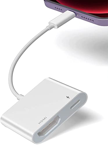 Krevi Lightning to HDMI Adapter, Digital AV Converter for iPhone/iPad/iPod