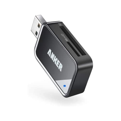 Anker 2-in-1 USB 3.0 SD Card Reader - High-Speed Memory Card Reader