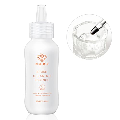 Modelones Nail Art Brush Cleaner & Restorer - 80ml/2.71 Fl.Oz