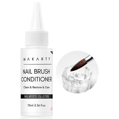 Makartt Nail Art Brushes Conditioner Cleaner - 70ml/2.36 fl oz