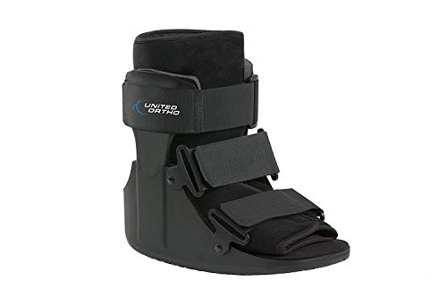  United Ortho Short Cam Walker Fracture Boot, Small, Black