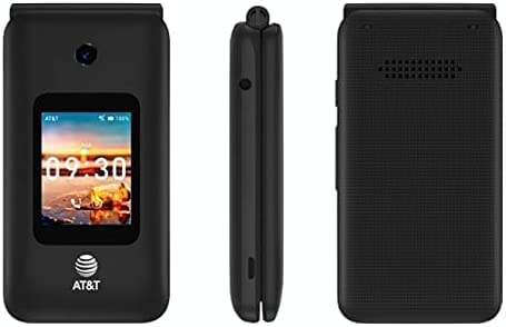 TracFone My Flip 2 Prepaid Flip Phone - Black, Sim Card Included