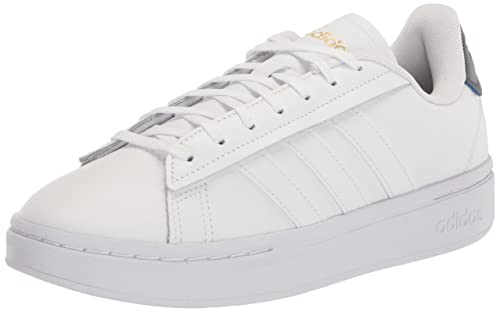 adidas Men's Grand Court Alpha Tennis Shoe, White/White/Shadow Navy, Size 10.5