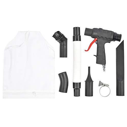 ViaGasaFamido Pneumatic Vacuum Gun Dual Function Air Vacuum Blow Gun Kit - Versatile Cleaning Solution