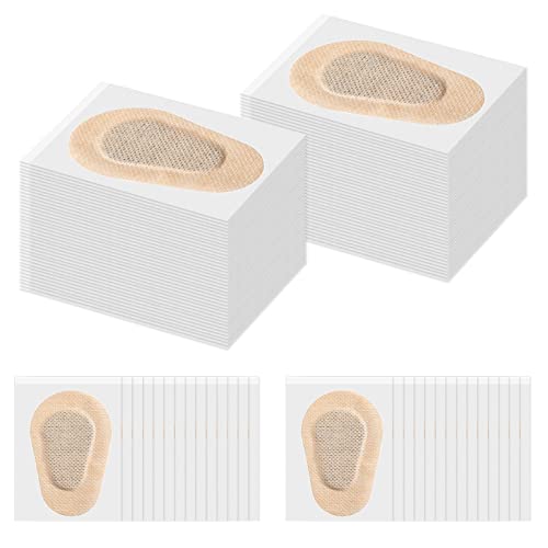 80 Pcs Adhesive Eye Patches, Nude - Disposable and Latex-Free Eyepatch for Adults and Children