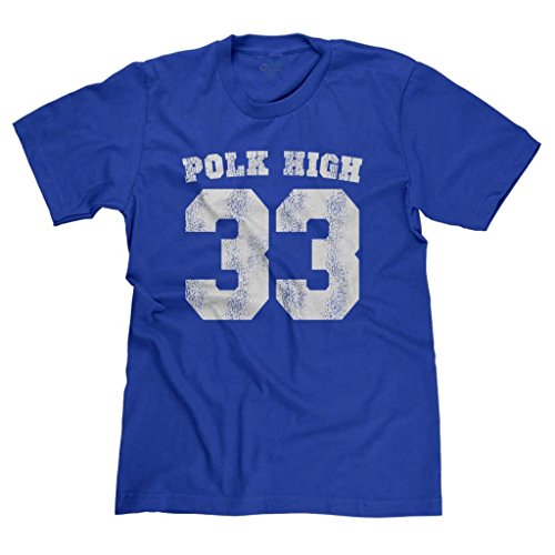FreshRags Bundy Polk High Jersey Former All Star Football Men's T-Shirt XL Royal