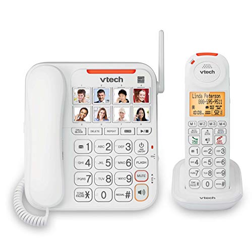 VTech SN5147 Amplified Corded/Cordless Senior Phone