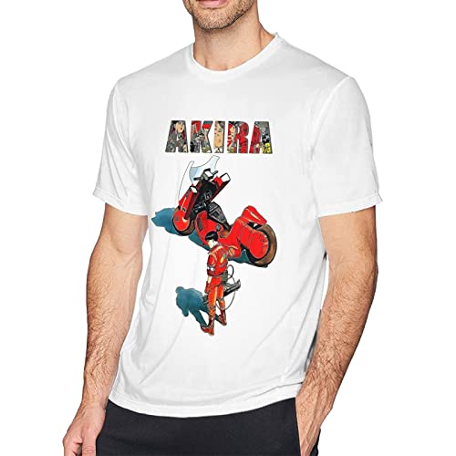 EakarCity Teenager Classic Tshirt/Tee Akira Casual Fashion Comfortable Short Sleeve XL