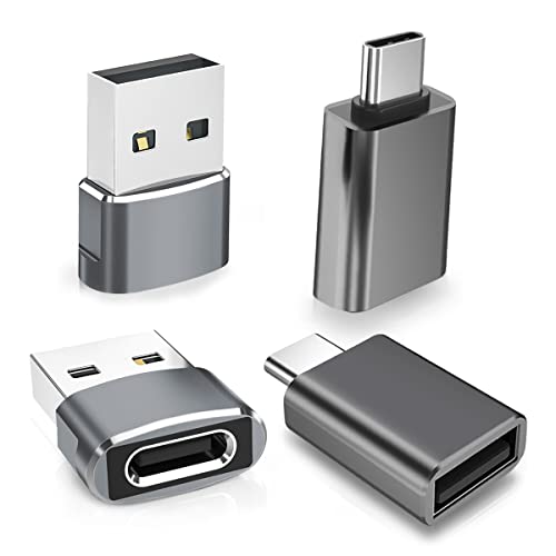 Basesailor USB to USB C Adapter with C Male to 3.0 Female Charger 4P