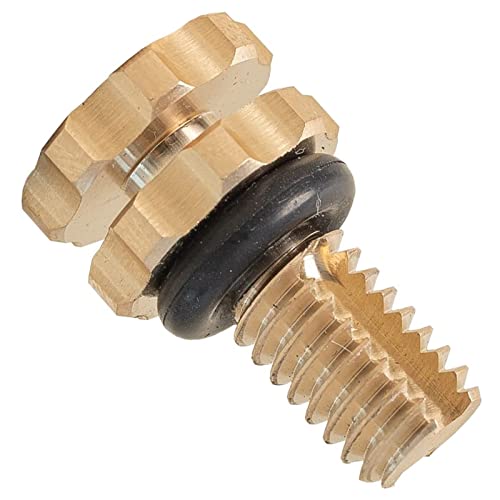 ECX1322A Pool Filter Air Relief Vent Valve with O-Ring, Brass, 3/8-16G Male