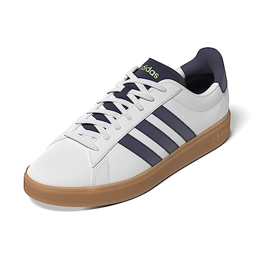 adidas Originals Grand Court 2.0 Footwear White/Shadow Navy/Gum, Size 11.5 D (M)