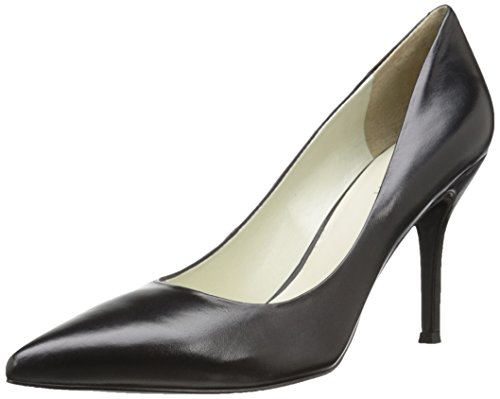 Nine West Women's Flax Pump, Black Leather, Size 7