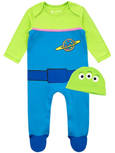 Disney Baby Boys' Toy Story Footies and Hat Set Size 3-6M Multicolored