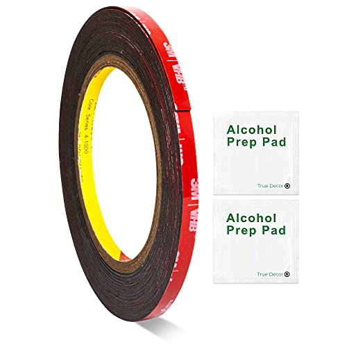 Double Sided Tape, Heavy Duty Mounting Tape, 1/4 in x 15 FT