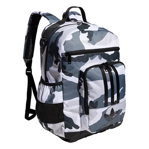 adidas Originals Originals National 3-Stripes 2.0 Backpack, Adi Camo White/Black, One Size