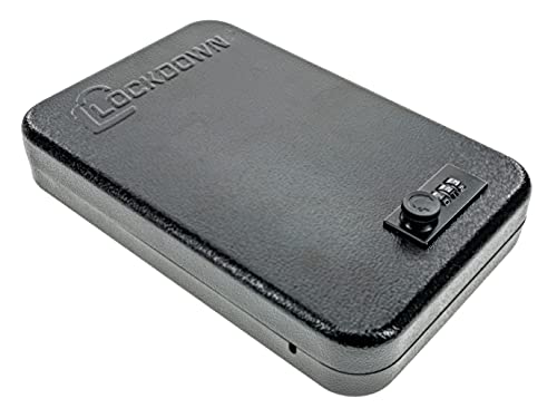 Lockdown Combination Compact and Subcompact Handgun Vault with All Steel Construction