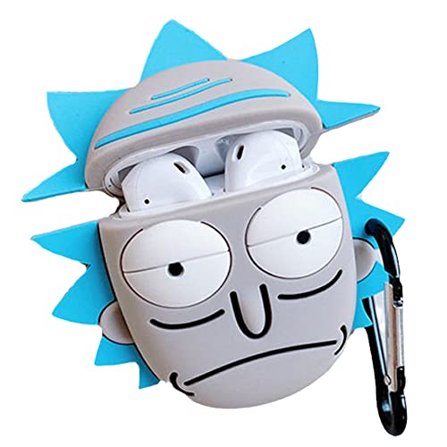 Retro Grandfather Rick AirPods Case - Fun and Protective Storage Box!