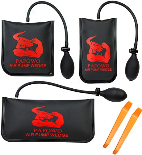 IMPROVED Commercial Grade Air Wedge Bag Pump - Professional Leveling Kit (3 Sizes)