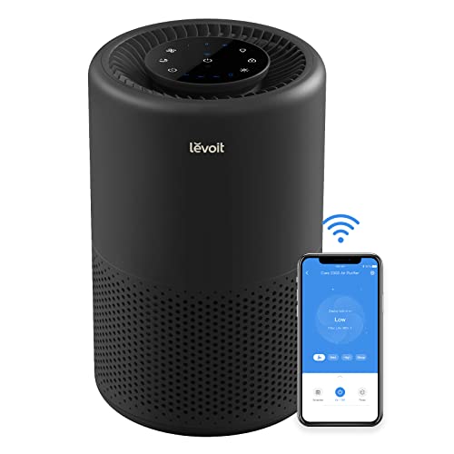 LEVOIT Smart WiFi Alexa Controlled Air Purifier, Core 200S, Black