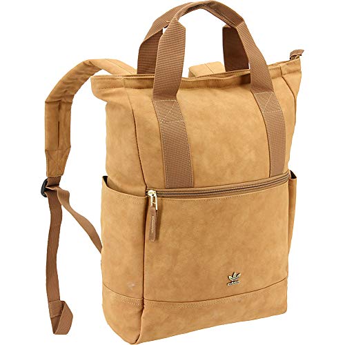 adidas Originals Unisex-Tote Suede Backpack, Timber Pu Suede, ONE SIZE