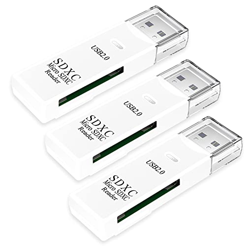 Wansurs USB 2.0 Micro SD Card Reader - Laptop Memory Card Adapter