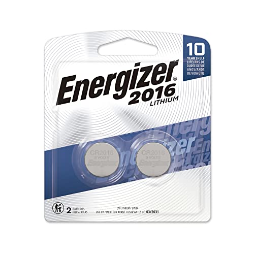 Energizer Holdings EVE2025BP2 Lithium Button Cell Batteries, 2 Count