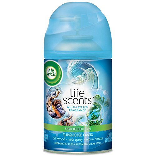 Air Wick Life Scents Automatic Air Freshener Spray, Turquoise Oasis, 6.17 Fluid Ounce