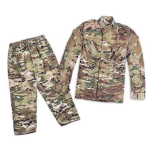 H World Shopping Tactical Airsoft Kids Clothing Children BDU Hunting Military Camouflage Combat Uniform Suit MC, 150