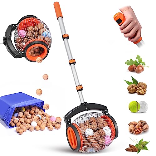 DDSNTY Nut Gatherer - Adjustable Pecan Picker Upper