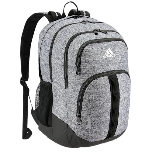 adidas Unisex Prime Backpack, Jersey Onix Grey/Black/White