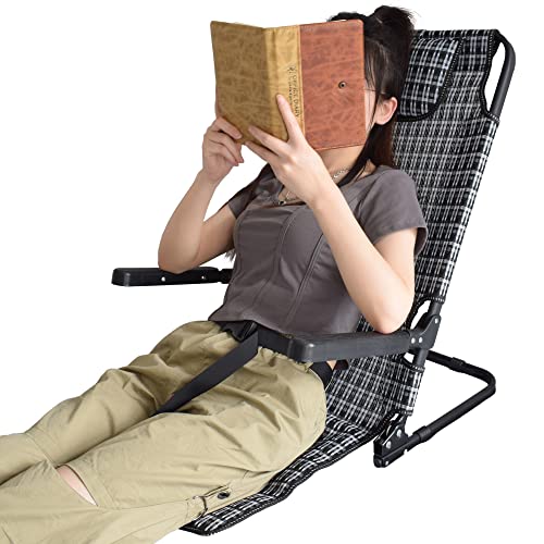 GWLQRTXV Longer W3 Adjustable Lifting Bed Backrest - Support with Armrest and Head Wedge Pillow