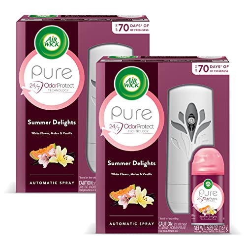 Air Wick Summer Delights Freshmatic Automatic Spray Kit, Air Freshener, Pack of 2