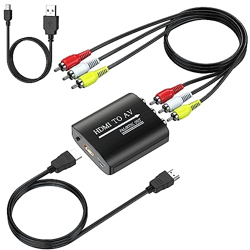 Setuact HDMI to AV Converter, RCA Converter for Various Devices