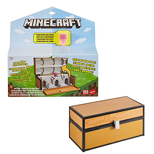 Mattel Minecraft Collector Chest and Exclusive Mini Figure - Perfect for Collecting and Playing!