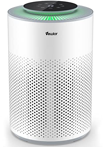 VEWIOR Air Purifiers for Large Room - H13 True HEPA Filter, Air Quality Monitoring