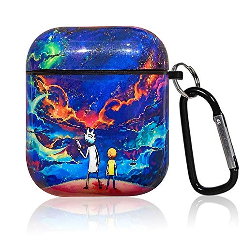 NA Case, Rick and Morty Personalise Custom Skin airpods case, for Apple AirPods Charging Case[Best Gift for Girl Boy], with Keychain (Rick and Morty)