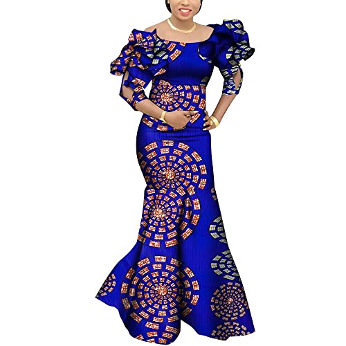 Fashion Robe Africaine Femme Elegant Maxi Long Dresses Medium C10