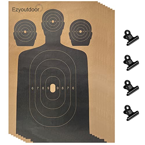 17x25 Inch Paper Shooting Targets - Silhouette Cardboard Targets for Practice