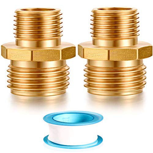 YELUN Solid Brass Garden Hose Fittings Connectors Adapter