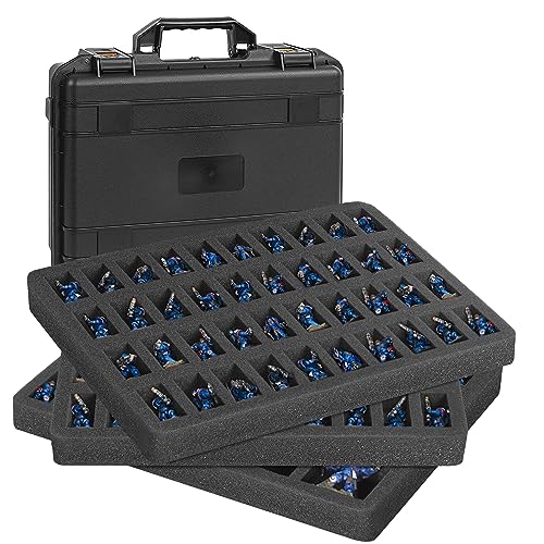 Miniature Storage Figure Case by TORIBIO - Customizable Foam Miniature Carrying Case!