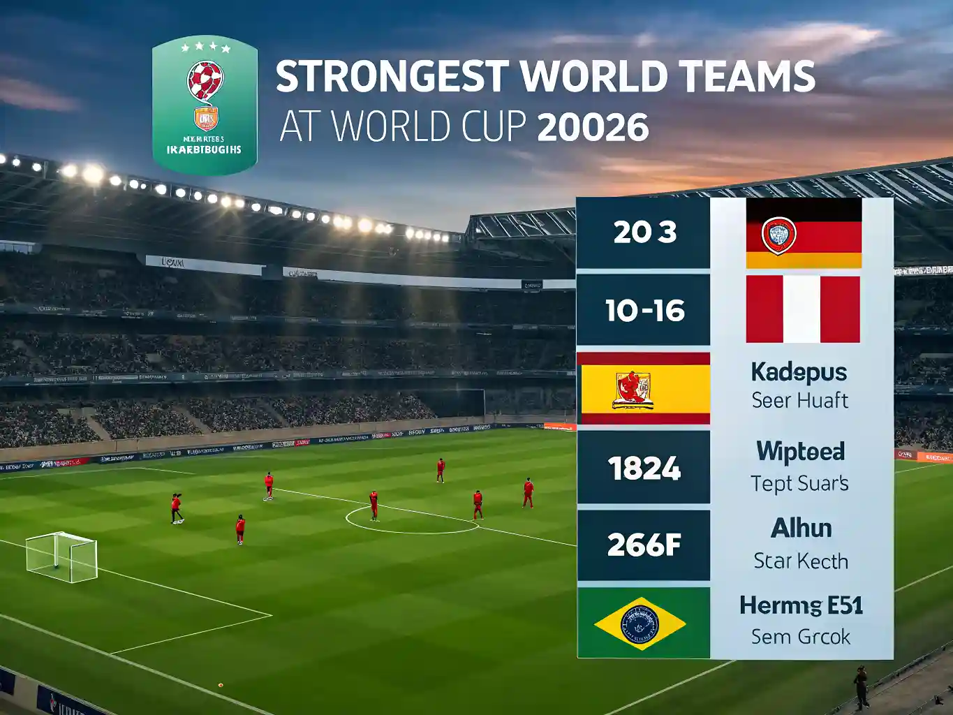 The Strongest Teams At World Cup 2026: ranking the contenders before kickoff